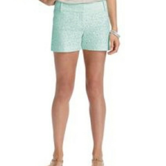 LOFT Pants - Loft Marissa Mint Blue Foral Shorts